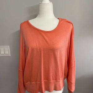 Sweater with open back